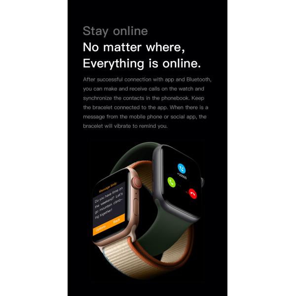 1.69inch Full Screen Iwo 18 Smartwatch Bluetooth Calling