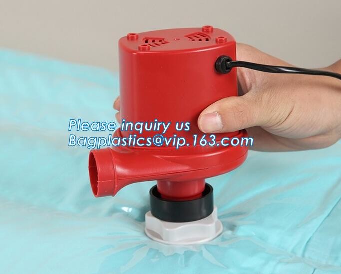 vacuum space bag with hanger, canvas vacuum bag for bedding, vacuum storage bag for home storage, bagplastics, pacrite