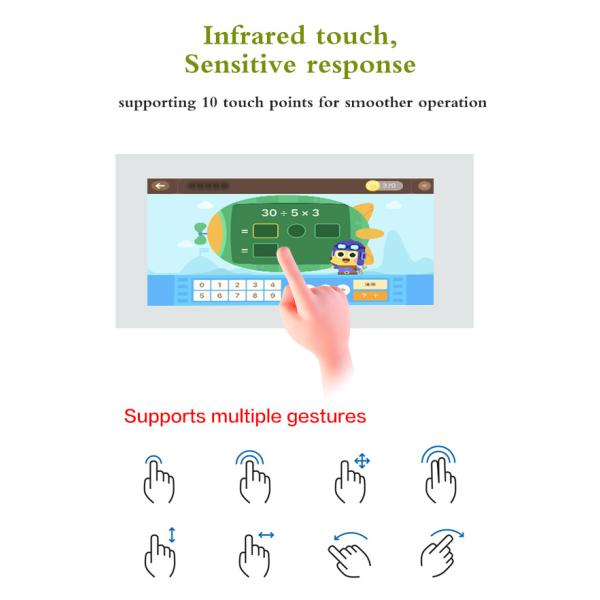 Lcd Interactive Smart Home Touch Screen Table Multi-Function Table With Computer For Kids / Family / Meeting