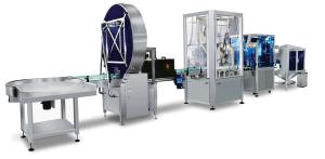 China Linear Automatic Powder Packing Machine Auger Filling Capping Machine on sale