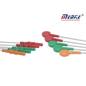 Buy cheap Contec AHA TPU Jacket 5 Lead Holter ECG Leadwires product