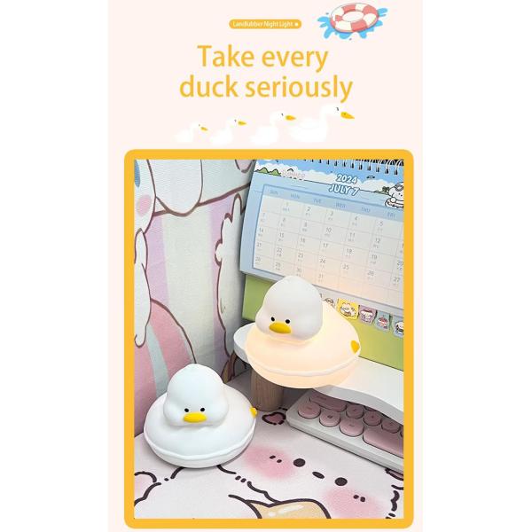 USB Rechargeable Night Light 3000K Waterproof IP33 LED Bedside Lamp