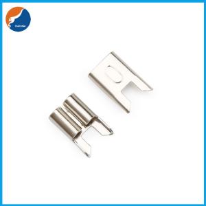 China 2 Pin Blade Terminal 32V ATO Fuse Holder Clips Quick Metal Fuse Clip on sale