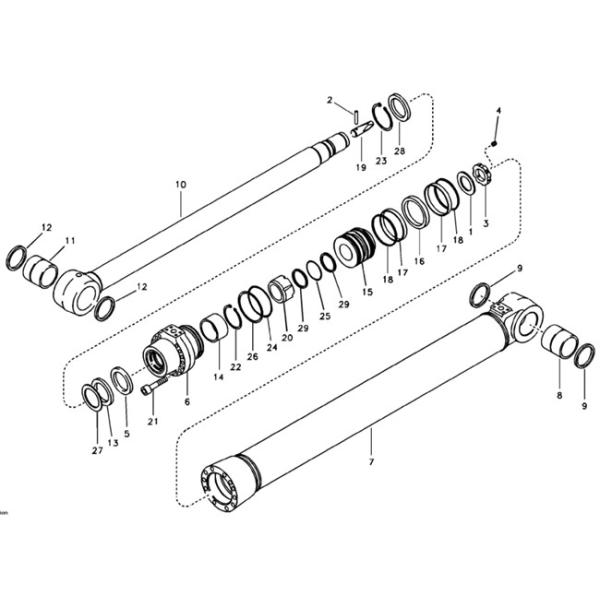 VOE14589140 Excavator Seal Kit , EC330B EC360BLC EC380D Repair Kit