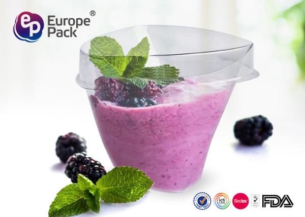 Quality Custom 86ml Disposable Dessert Dishes Bpa Free Plastic Dessert Bowls for sale