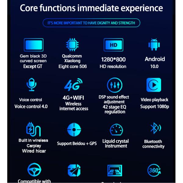 Car Play Android Auto Android 12 Maserati Ghibli 2017-2020 6+128 GB IPS Carplay
