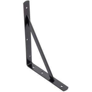 China Powder Coated Heavy Duty Shelf L Brackets Shelf Support Corner Brace Joint Right Angle Bracket on sale
