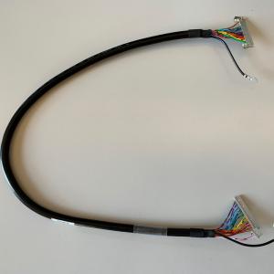 Buy cheap Shielded LVDS Cable Assembly JAE FI-X30H To HRS DF14 With Ring Terminal Shielding product