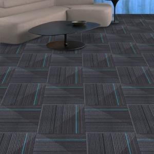 China Fireproof Removable Office Nylon Modular Carpet Tiles 60X60CM on sale
