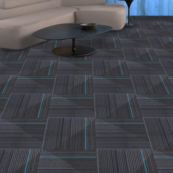 Quality Fireproof Removable Office Nylon Modular Carpet Tiles 60X60CM for sale