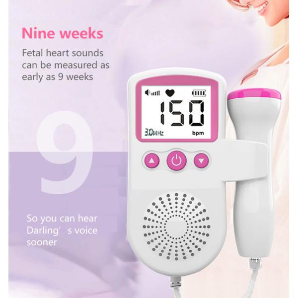Nine Weeks Baby Fetal Heart Detector Ultrasound Fetal Doppler Heart Monitor