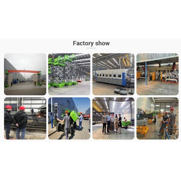 Portable hydraulic 8m 450kg capacity Elevated Lift Platform for indoor