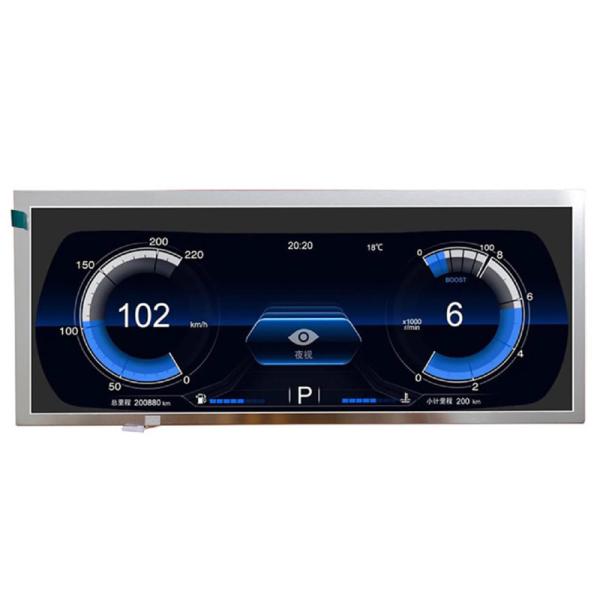 Stretched Display 12.3" Inch TFT LCD Bar Type 1920x720 Dots LVDS IPS HD Automobile Grade For Advertising Player