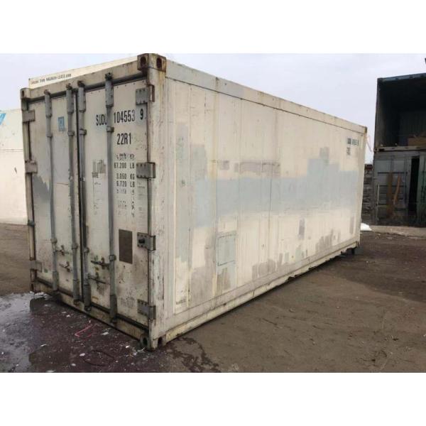20ft Second Hand Refrigerated Freezer Minus 18 Degree Reefer Container in Dubai Door Opening 2290 x 2246 MM Age 2004-2008