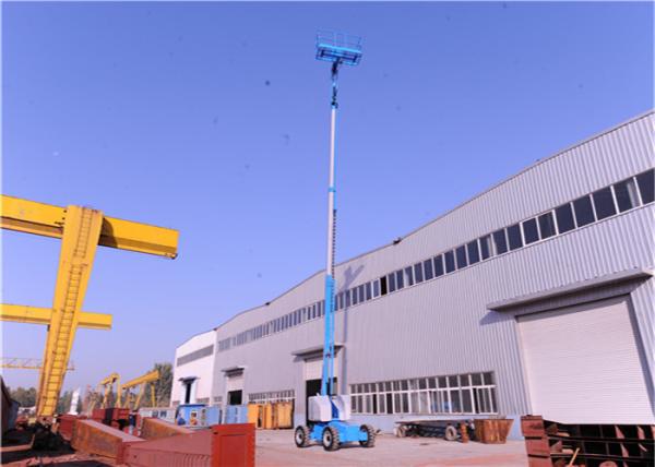 Quality Large Power Telescopic Boom Lift , Hydraulic Man Lift  Beautiful Shape for sale