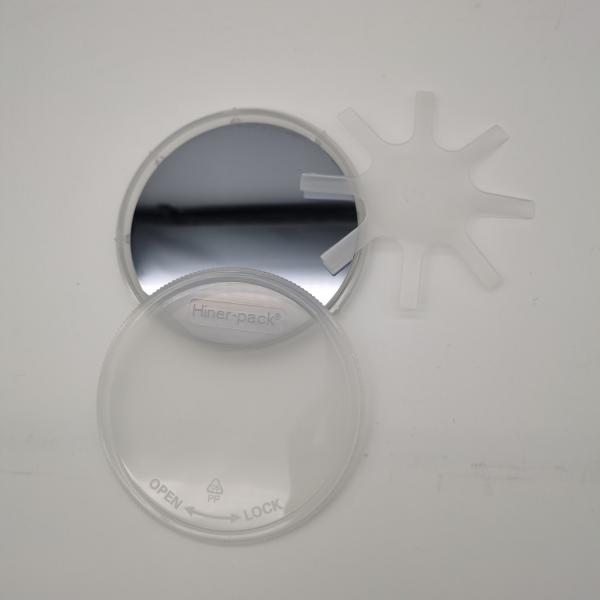 Single Wafer Shipper Clear PP Base For 1-12inch Wafer Transport For Wafer Fab