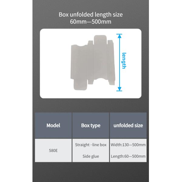Folder Holder Paper Box Making Machine with Tube Glue and Other Packaging Material