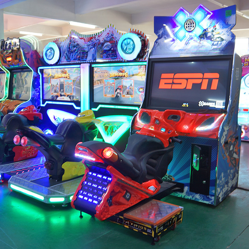 US Plug Snocross Video Game Coin Operated Game Machine For Fun Center