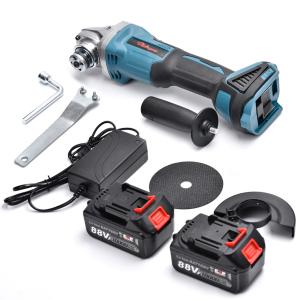 88V Hand Held Electric Portable Angle Grinder 10000mAh Electric Powered Tools With Li-Ion SET