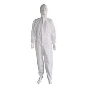 Buy cheap White Disposable Coveralls 70g PPE Personal Protective Equipment product