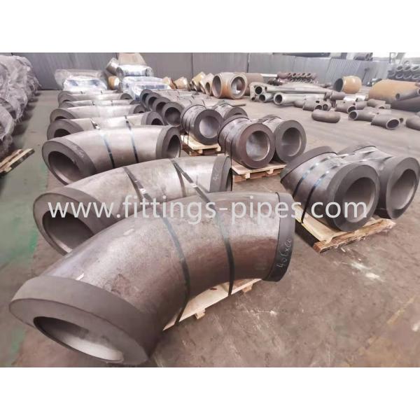 Hot Pushing Steel Pipe Elbow Fitting Dn200 Sch40 Thickness OEM ODM