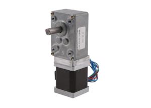 China Nema 14 Stepper Motor Gear Reduction Worm Gear DC Motor 12V Synchronizable Self Locking on sale