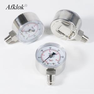 Industrial Oil Pressure Gauges 1/4 Thread Type 0-300psi Range for Precise Measurements