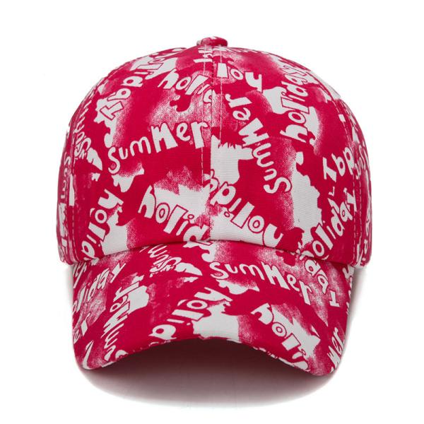 print logo baseball caps and hats men 100% polyester piping running hat custom outdoor sports caps color:red