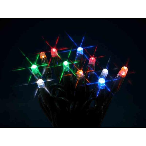 230V extendable LED play light string, rubber cable, IP44, CE, RosH, party light string, garland, LED-PLR-100-10M-230V-W