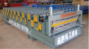 Buy cheap 840-910 Double Layer Tiles Making Machine / Building Material Machinery product