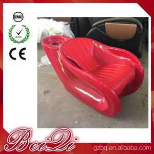 China 2018 Fiber Glass Shampoo Chair Hot Sale Used Silver Hair Washing Chair on sale
