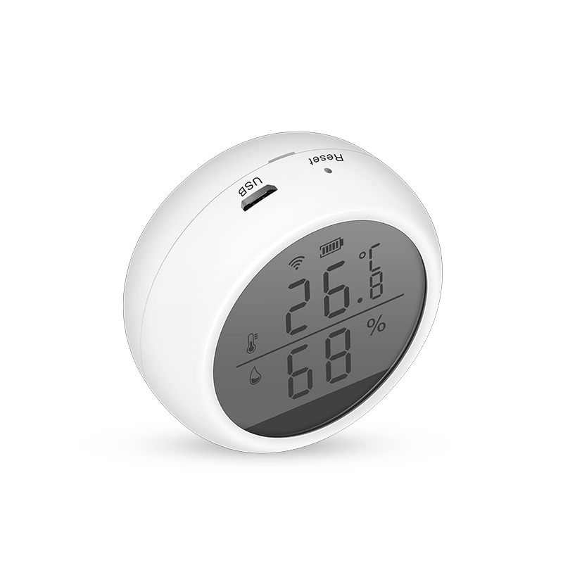 Tuya LCD Wifi Temperature And Humidity Sensor Amazon Alexa / Google Assistant