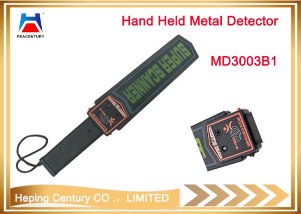 Quality Hot super scanner hand held metal detector with 9V dry battery used in school for sale