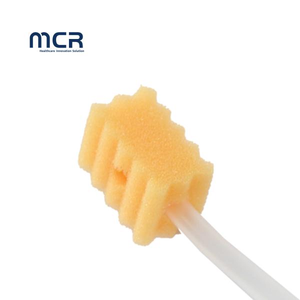 Disposable Oral Care Sponge Swabs Teeth Cleaning Toothbrush