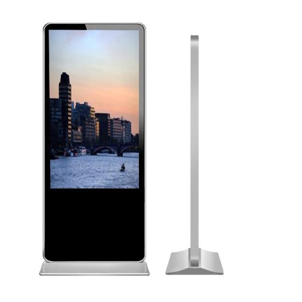 Quality 49 Inch Free Standing Lcd Advertising Player Network Vertical Digital Signage Display With Software for sale