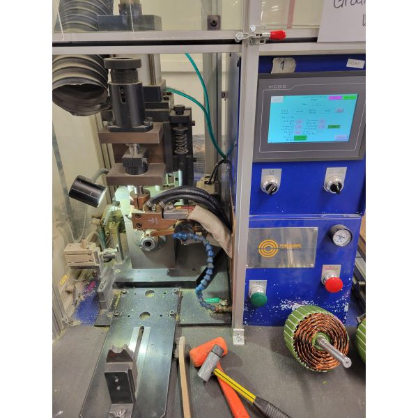 DC Motor Armature Commutator Fuser Welding Fusing Soldering Hot Staking Machine