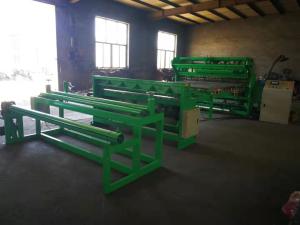 Buy cheap Green Color Winding Cross Wire Mesh Fence Making Machine product