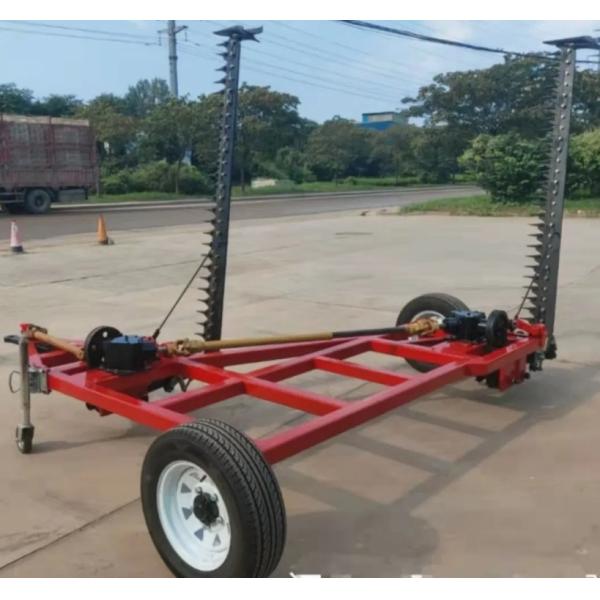 2024 Hot Sale New 4.2m Double Blade Reciprocating Lawn Mower for Tractor Featuring Core Components Gearbox and Bearing