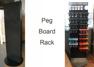 Buy cheap Spinner PegboardGrocery Store Display Racks With Two Sides Rotated Base product