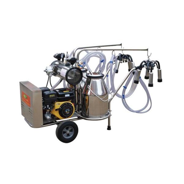 Electric Automatic Portable Goat Cow Milking Machine Two Buckets