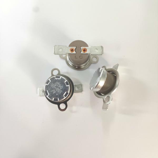 Quality LC Automatic Reset Loose Bracket KSD301 Temperature Control Switch 16A 250V PPS Case 180° Terminal for sale