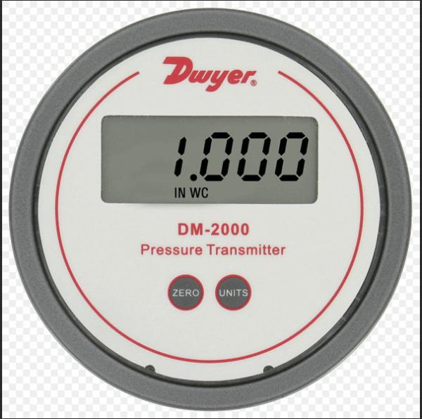 Quality 0-1250pa LCD Vertical Digital Pressure Gauge CCC 4-20mA DM-2000 Series for sale