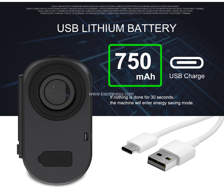 kaemeasu Rechargeable Laser Rangefinder Voice Golf Range Finder LCD Display Telescope With Side Screen J1200