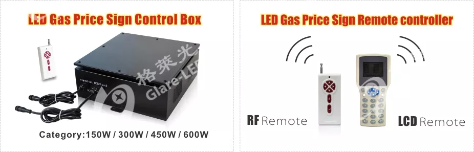 60inch Outdoor Red Diesel Led Gas Price Changer Display Station Sign 3g Rf Tcp Ip System