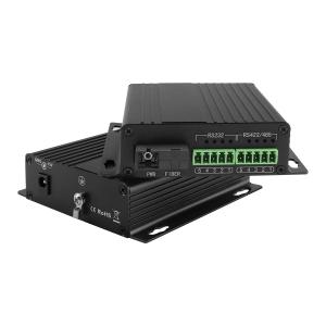 China Serial Fiber Media Converter RS485 RS422 RS232 SC 20km For RTU HOST SCADA on sale