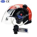 Noise cancel Powered paragliding helmet White PPG helmet EN966 Paramotor helmet