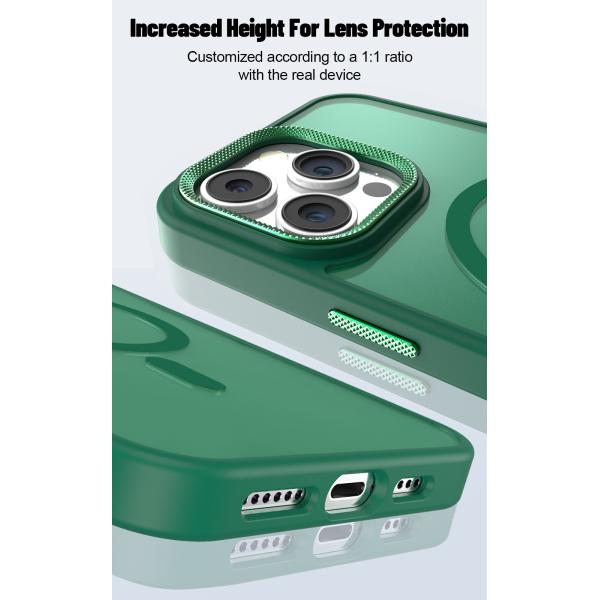 Metal Camera Frame Magsafe Mobile Cover Anti Fingerprint