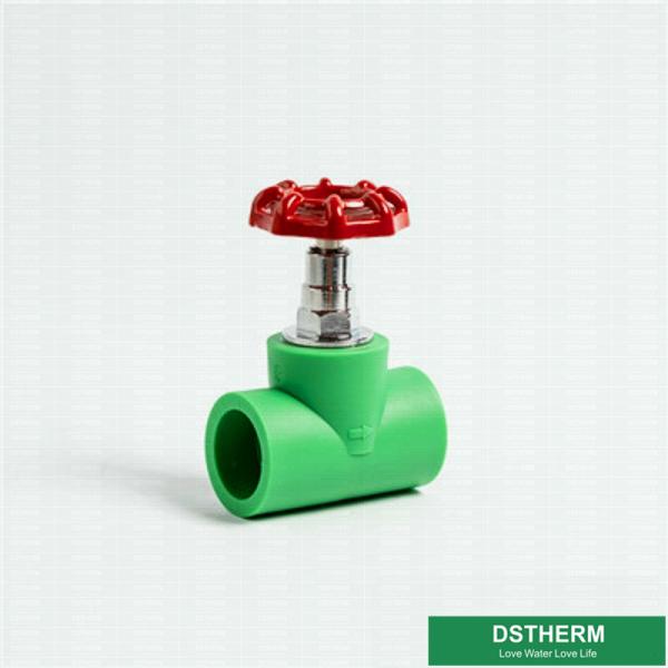 Quality PPR Stop Valve Concealed Stop Valve Multi Color Plastic Stop Valve Heat Insulation for sale