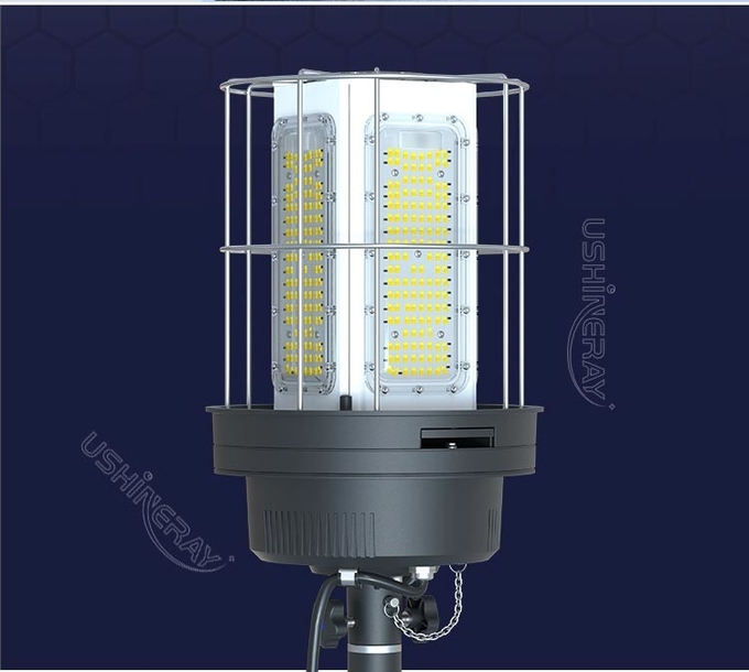 Battery Powered LED Balloon Lights 100 Watt Led Work Light Stand For Incident Response