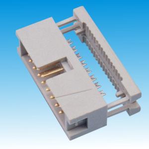 Buy cheap 2.54mm Pitch Box Header Connector IDC Type Mounting Ear Signal Transmission product